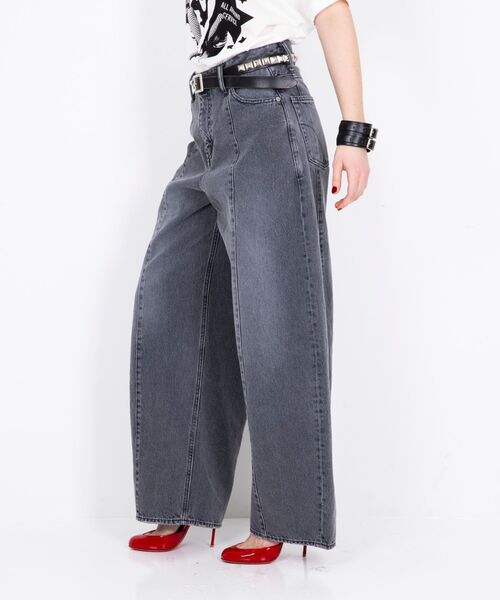 カーブデニムパンツ（デニムパンツ）｜HYSTERIC GLAMOUR（ヒステリック