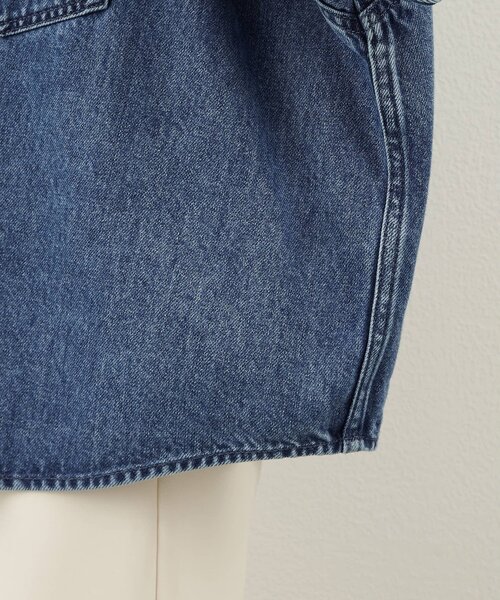 Whim Gazette（ウィムガゼット）の「デニムボウタイシャツ（シャツ