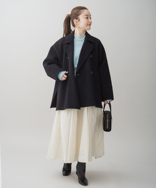 IENA（イエナ）の「《追加》スーパー160ダブルフェイス ショートコート