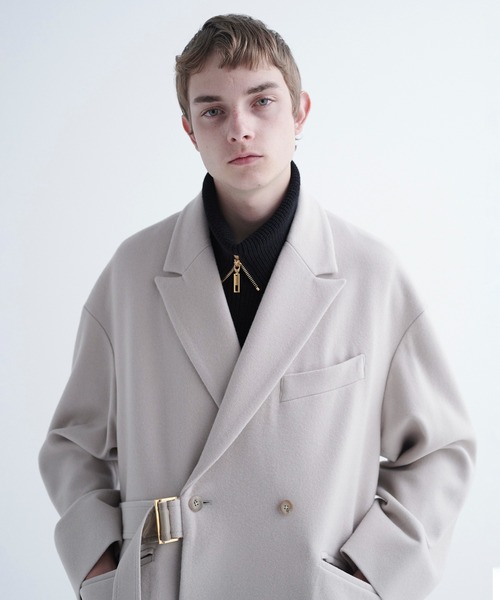 CULLNI（クルニ）の「21-AW-038 タイロッケンダブルコート（チェスター