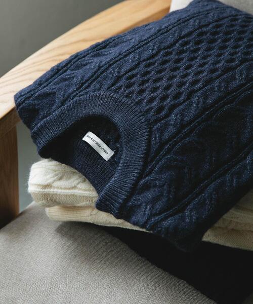 セール】アランニットクルーネックプルオーバー（ニット/セーター