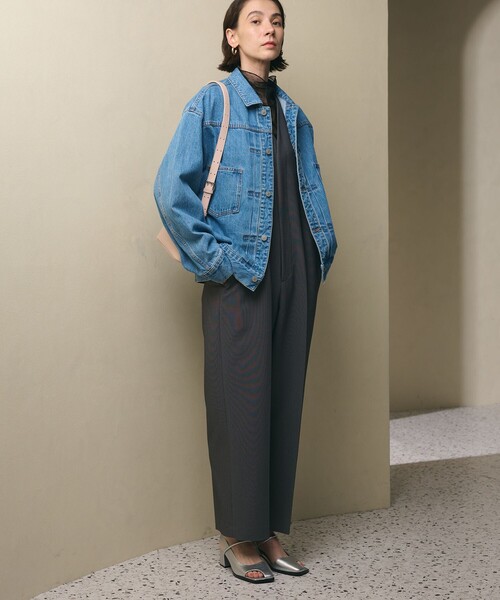 セール】Vネックオールインワン（つなぎ/オールインワン