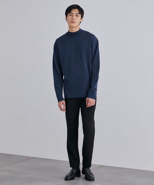 18Gウールミラノリブモックニット | ウォッシャブル / ストレッチ / 毛