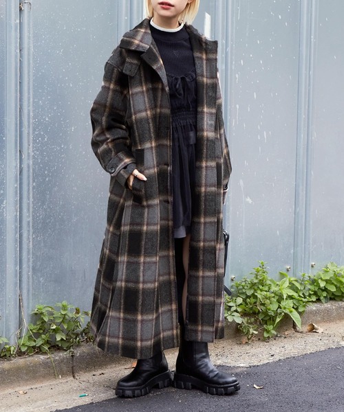 w closet（ダブルクローゼット）の「エコウールロングコート