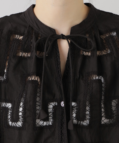 FRAMeWORK（フレームワーク）の「カットワークレースブラウス（シャツ