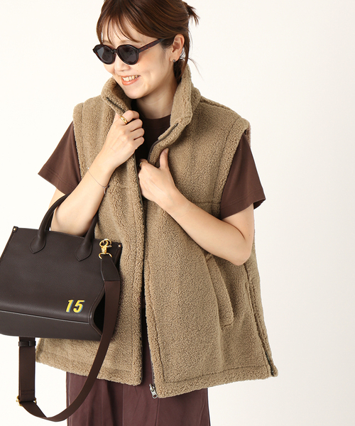 plage（プラージュ）の「reversible boa ベスト NEW（ベスト）」 - WEAR