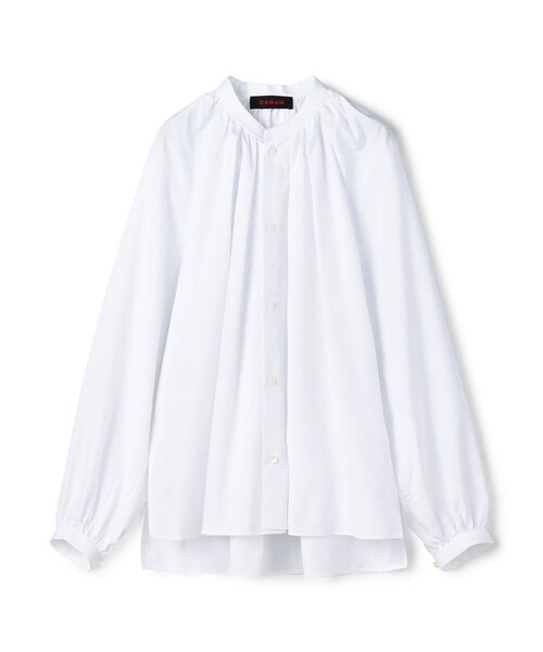 caban（キャバン）の「ハイカウントブロード ギャザーブラウス（シャツ
