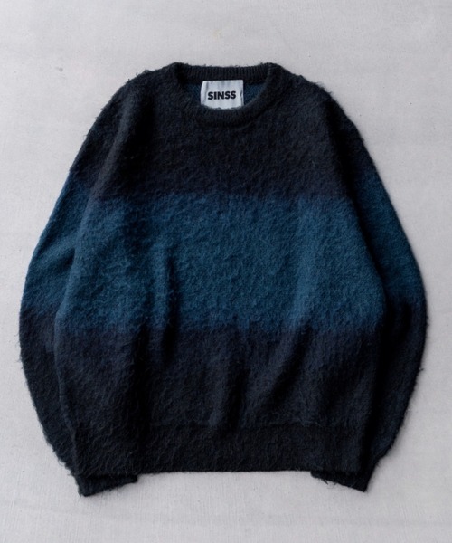 SINSS（シンス）の「Wool blend gradation knit / ウールブレンド