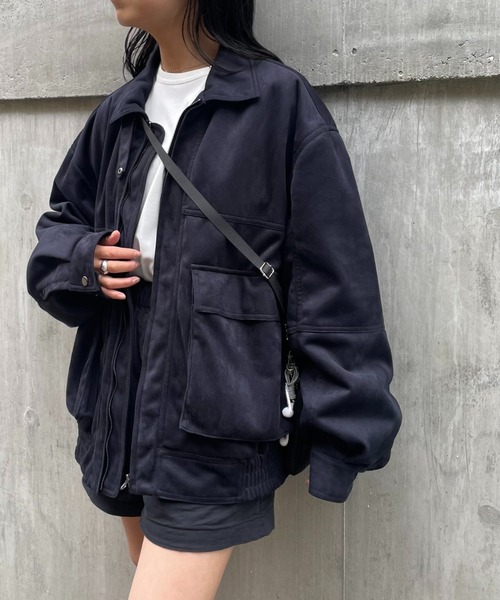 ヴィンテージレザーライクA2フライトジャケット（ブルゾン）｜COLONY