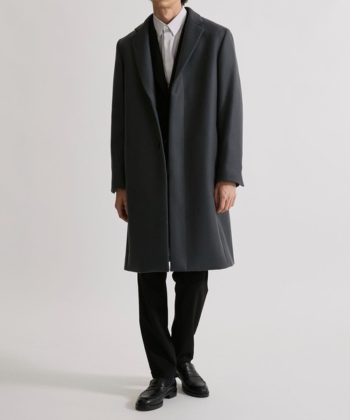 セール】超撥水スーパー140Sチェスターコート（チェスターコート