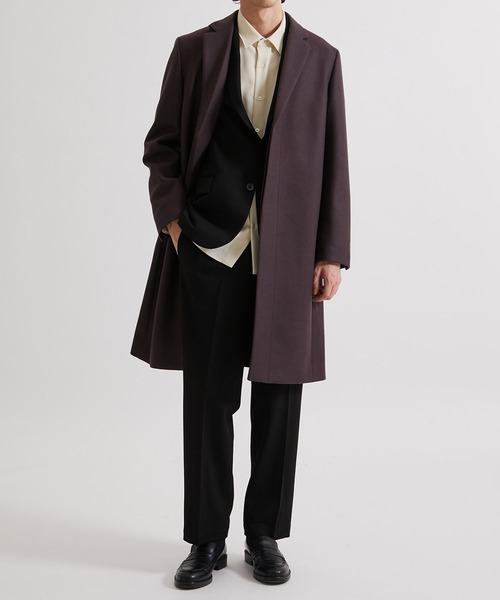 セール】超撥水スーパー140Sチェスターコート（チェスターコート