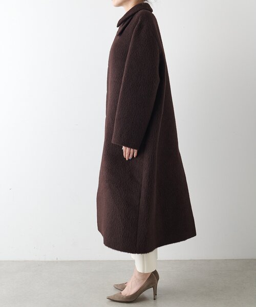 Whim Gazette（ウィムガゼット）の「アルパカシャギーコート（ステン