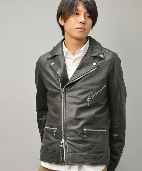 SHIPS JET BLUE（シップスジェットブルー）の「JB: ダブルレザー