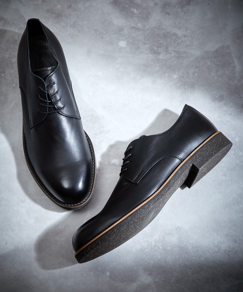 PADRONE パドローネ / DERBY PLAIN TOE SHOES [JACK] (WATER PROOF