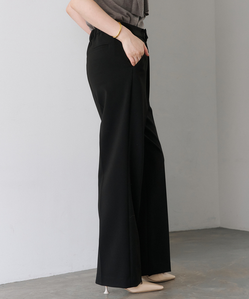 ダブルクロス ストレッチパンツ（スラックス）｜VERMEIL par iena