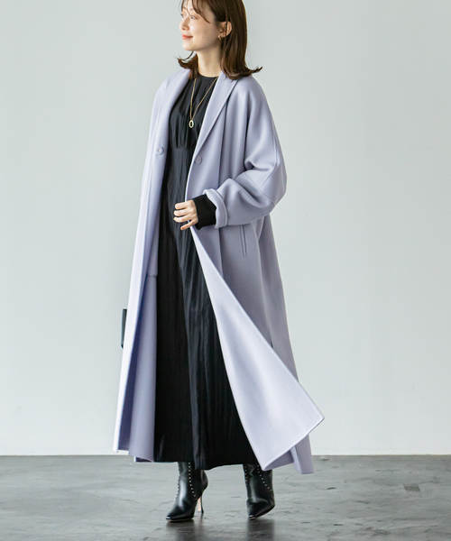 Noble（ノーブル）の「W/Nyリバーオーバーフレアコート（その他