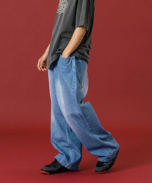 WASHED BAGGY DENIM PANTS（デニムパンツ）｜XLARGE（エクストララージ