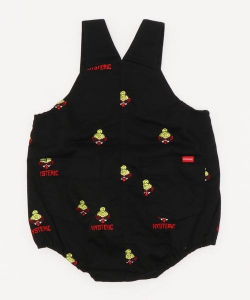 HYSTERIC MINI（ヒステリックミニ）の「MINI FACE＆LOGO総柄刺繍
