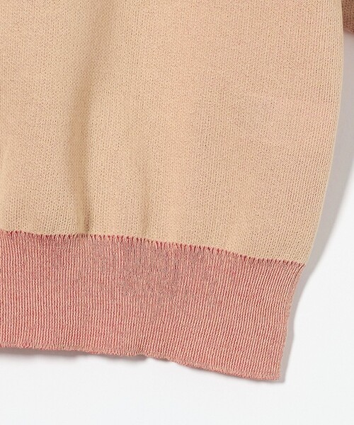 6（ロク）の「＜6(ROKU)＞カラーポイント ポロニット（ニット/セーター