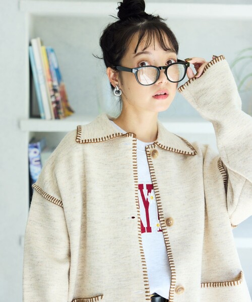 FREAK'S STORE（フリークスストア）の「ブランケット ステッチ ニット