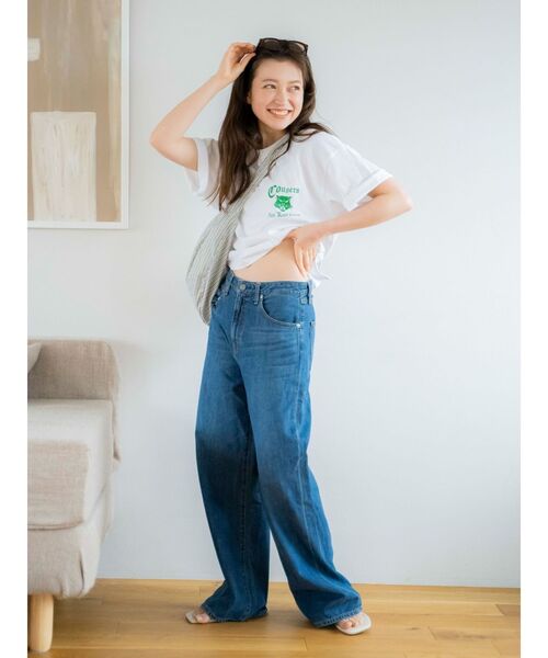 Ungrid（アングリッド）の「ハイウエストオーガニックコットンルーズ