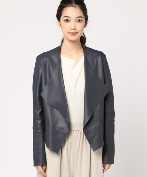 Rawtus（ロータス）の「Rawtus ゴートレザージャケット◇（ノーカラー