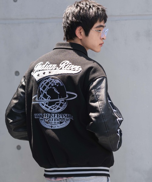 WEGO（ウィゴー）の「WEGO/メルトンワッペンスタジャン（スタジャン