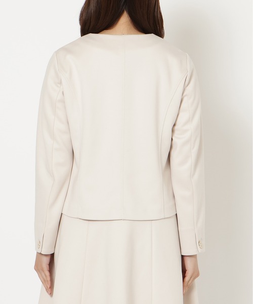 ダンボールニットノーカラージャケット（ノーカラージャケット）｜Rose