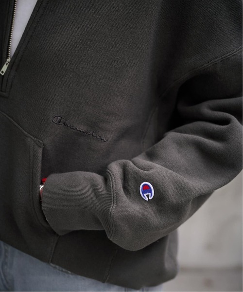 ≪追加≫Champion/チャンピオン 別注ハーフZIPリバースウィーブ11.5oz