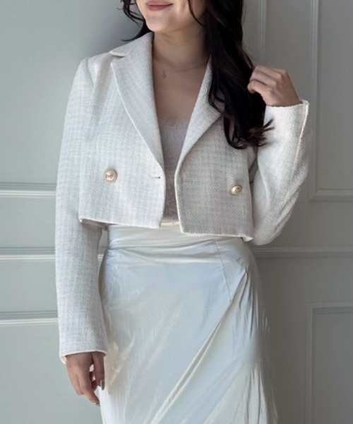 EIMY ISTOIRE（エイミーイストワール）の「eimyパールツイードショート