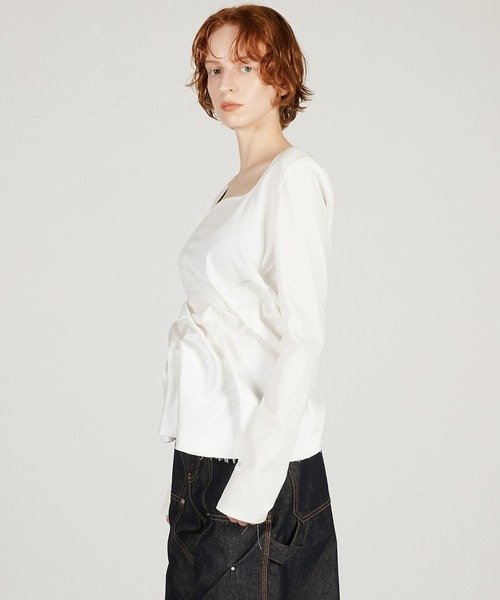 ツイストヘムトップ / Twist Hem Top（Tシャツ/カットソー）｜PRANK