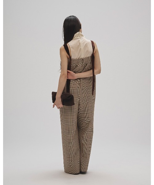 TODAYFUL（トゥデイフル）の「Check Wide Combinaison（つなぎ