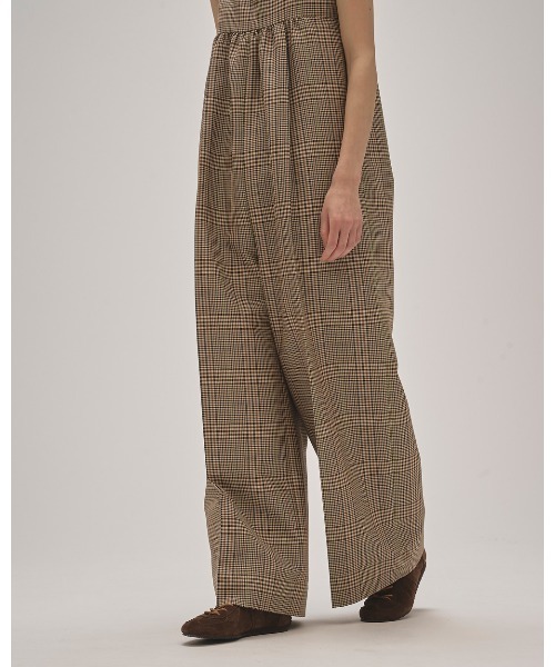 TODAYFUL（トゥデイフル）の「Check Wide Combinaison（つなぎ