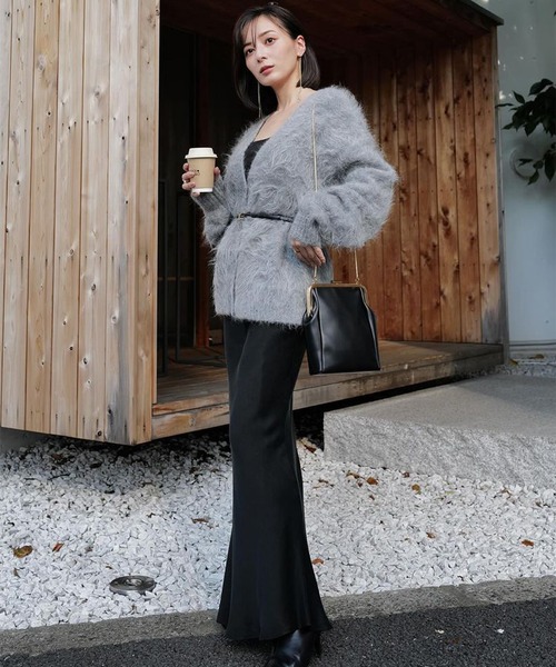 セール】スーリーアルパカニットカーディガン（カーディガン/ボレロ