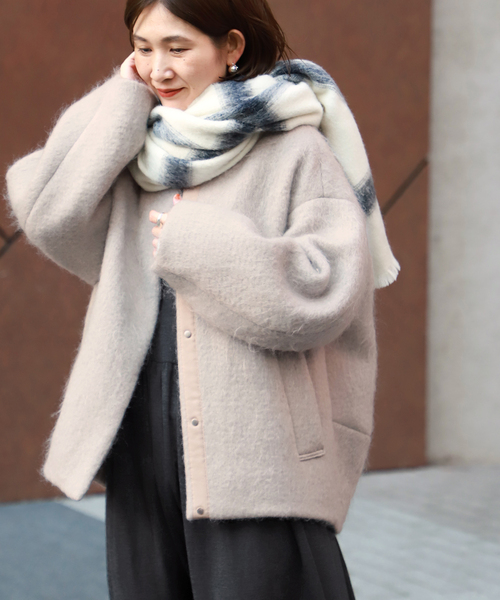 VERMEIL par iena（ヴェルメイユパーイエナ）の「メルトンノーカラー