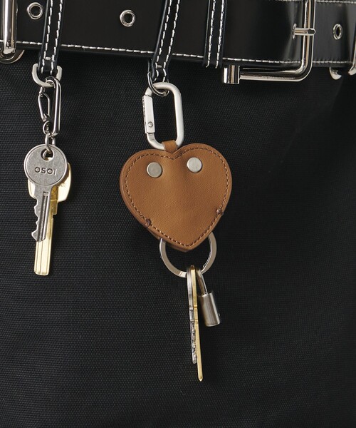 別注】＜OSOI＞ハートフラット キーリング（キーケース/キー