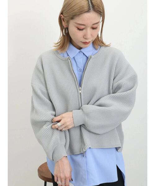 Samansa Mos2 blue（サマンサモスモスブルー）の「◎ダブルジップ