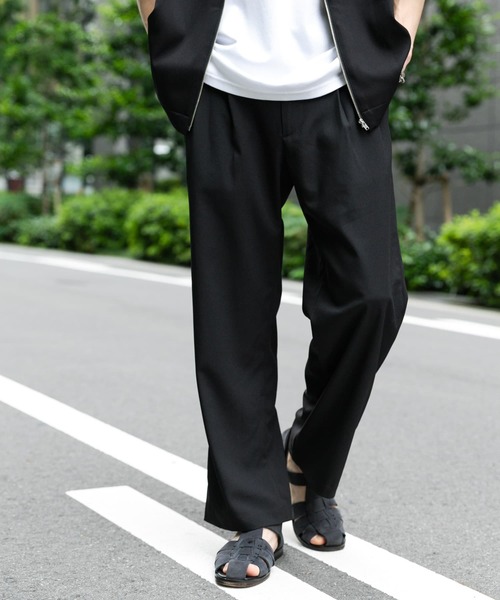 セール】ダブルタックワイドパンツ（その他パンツ）｜SENSE OF PLACE