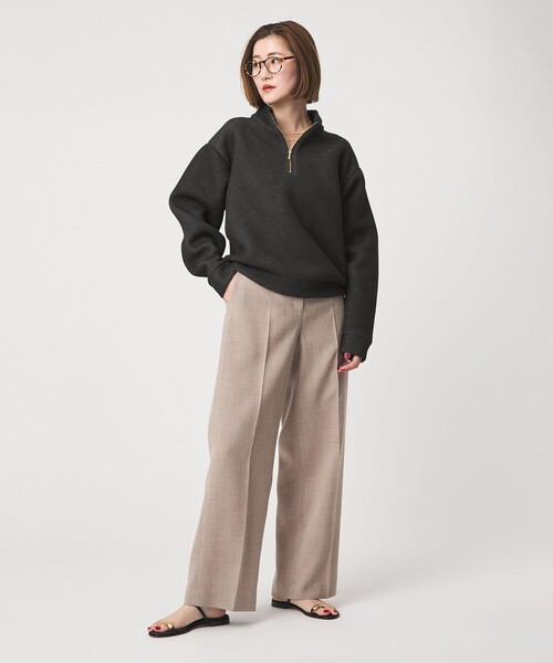 conte＞ ハーフジップ プルオーバー（スウェット）｜conte（コンテ）の