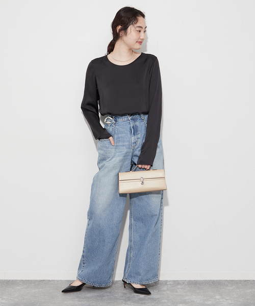 plage（プラージュ）の「【R'IAM】サテン ブラウス（シャツ/ブラウス