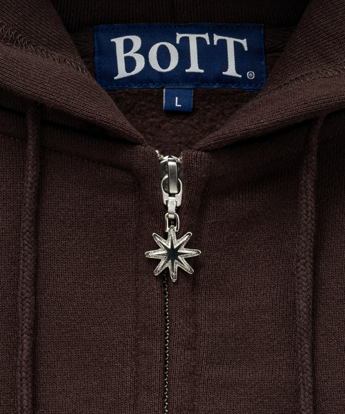 BoTT / ボット B Logo Zip Hoodie（パーカー）｜BOTT（ボット）の