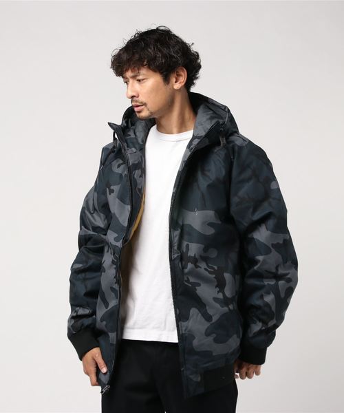 VOLCOM（ボルコム）の「ボルコム A1701901 迷彩フードジャケット