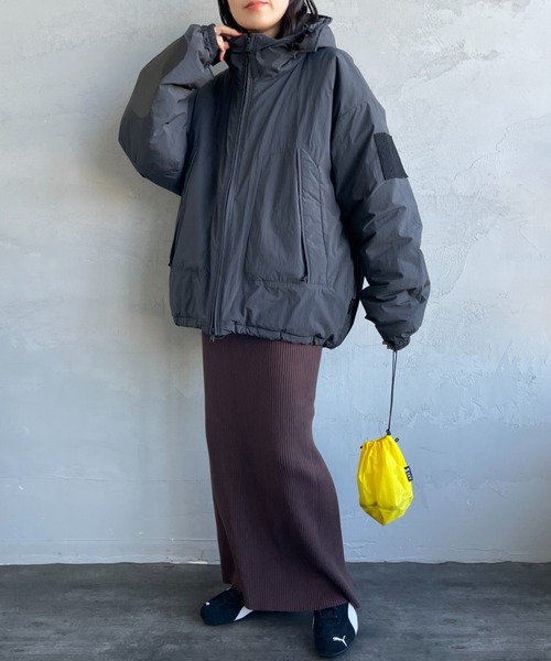 WILD THINGS/ワイルドシングス] ショート モンスターパーカー（ダウン