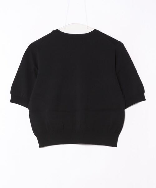 STRAWBERRY-FIELDS（ストロベリーフィールズ）の「ﾊﾞﾚﾘｰﾅ刺繍5分袖ﾆｯﾄ