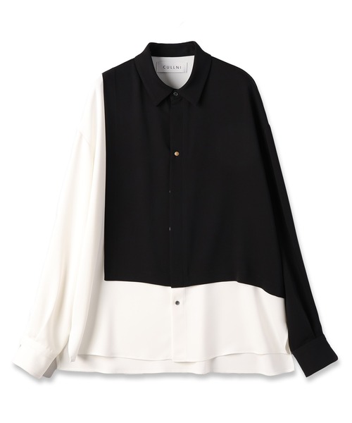 CULLNI（クルニ）の「24-SS-046/ Double Cloth Asymmetrical Stripe