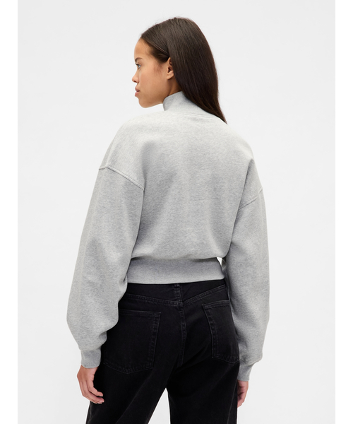 セール】NAPロゴ モックネック クロップド スウェットシャツ