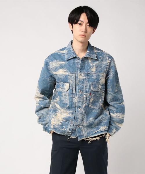 TAAKK（ターク）の「【TAAKK】CONTRAST DENIM JAQUARD DENIM JACKET