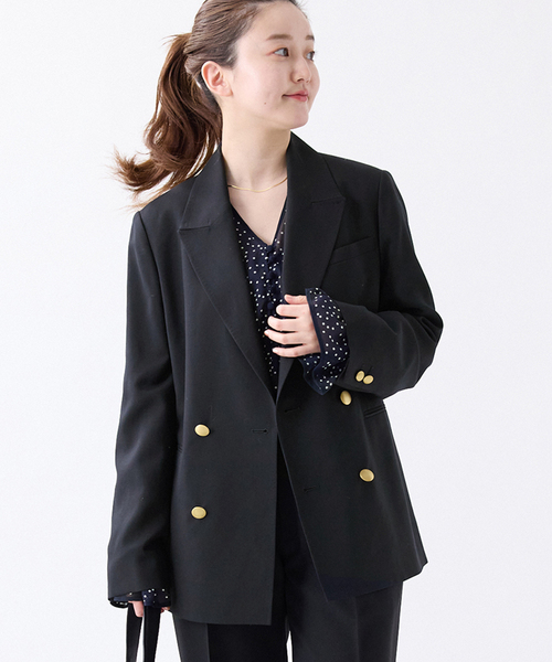 IENA（イエナ）の「ウーステッド トロ ダブルブレスト ジャケット