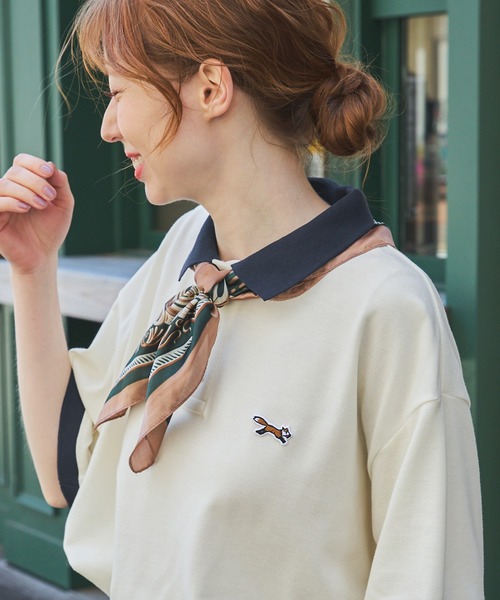 PENNEYS/ペニーズ 別注 THE FOX ロゴ ワッペン刺繍 鹿の子配色