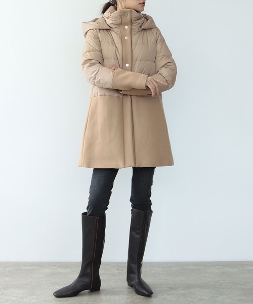 HERNO（ヘルノ）の「【HERNO/ヘルノ】ウールドッキングダウンコート